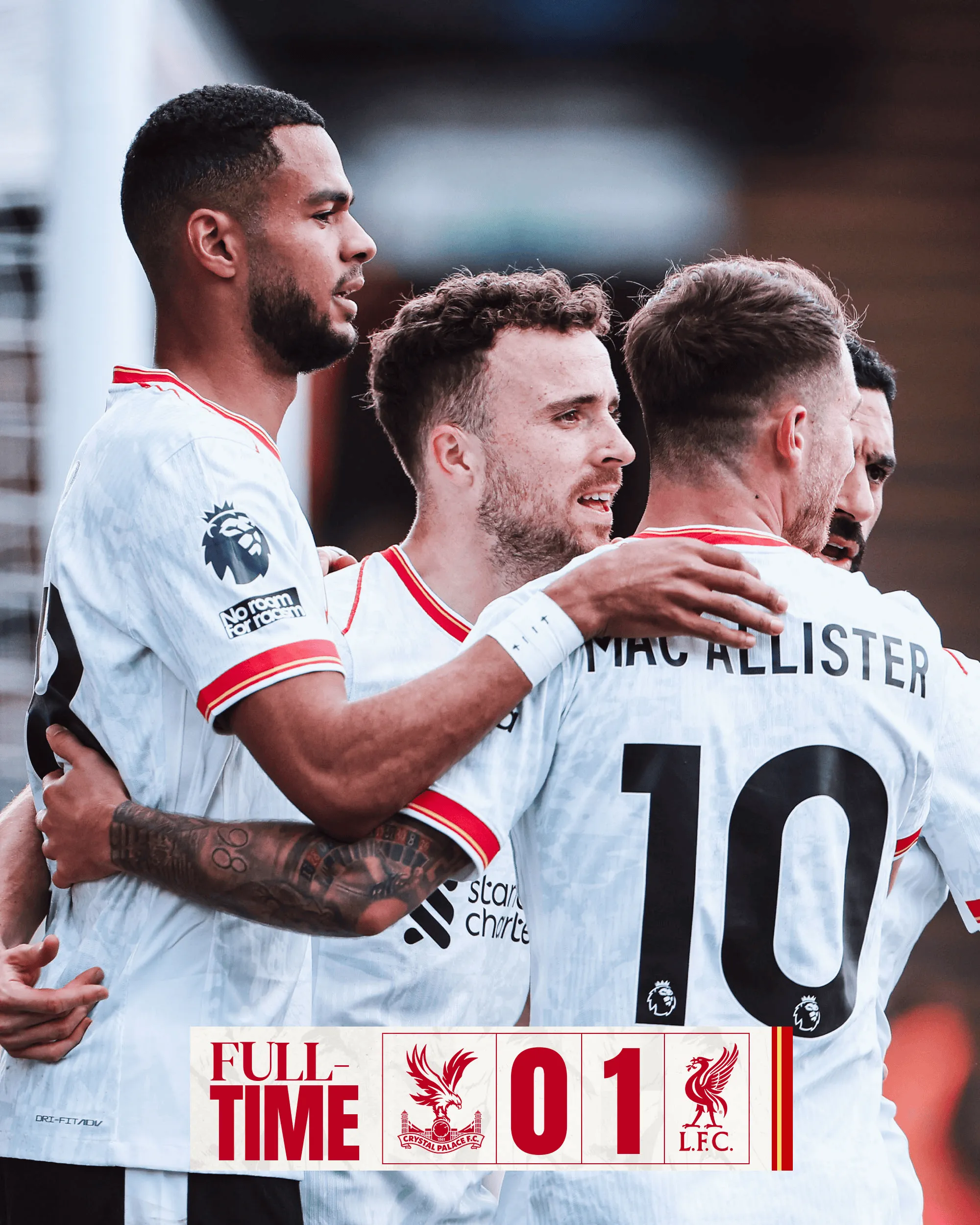 包含利物浦挑战水晶宫，双方实力对比的词条