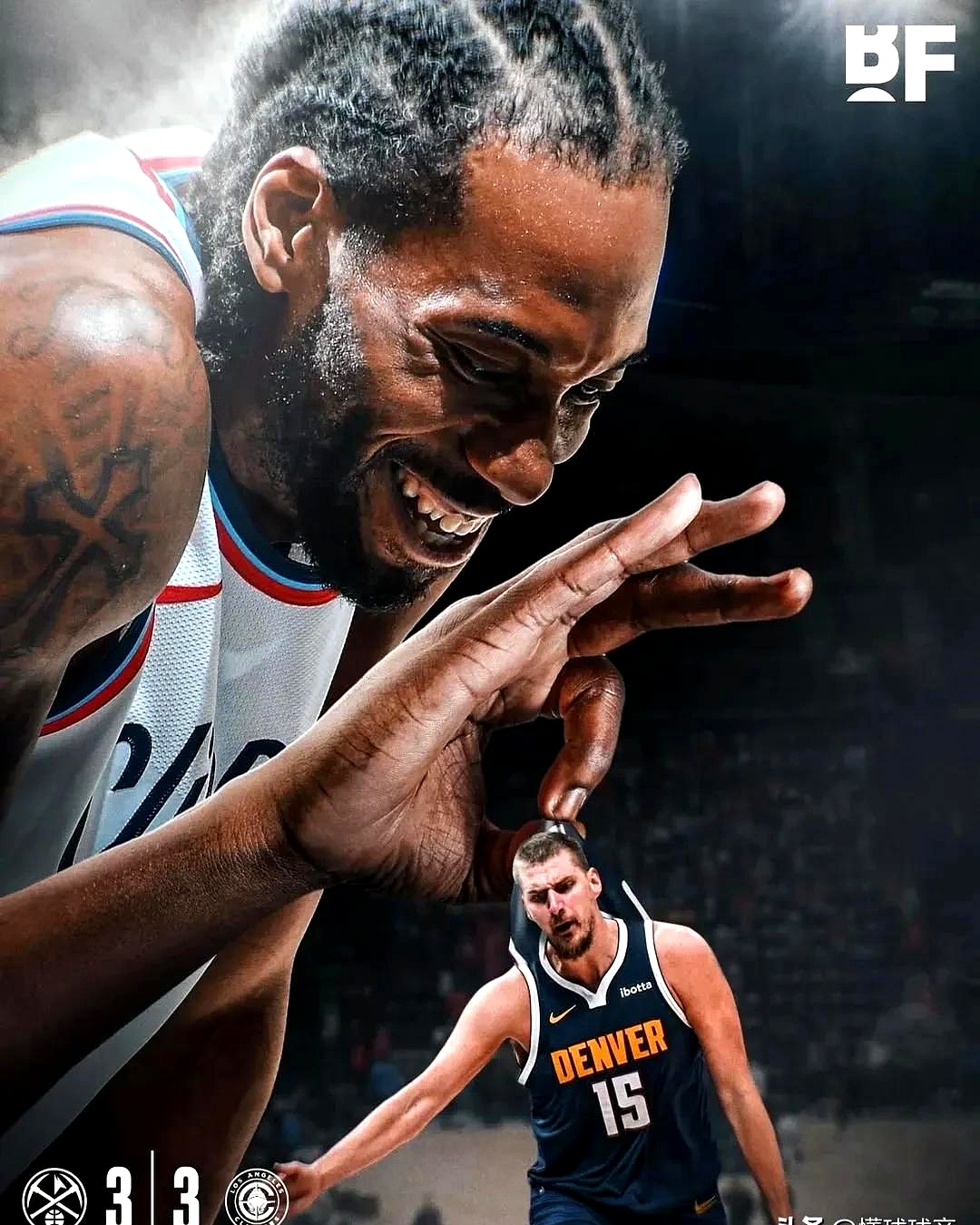 快船队客场险胜掘金队,莱昂纳德关键时刻发威 快船队客场险胜掘金队,莱昂纳德关键时刻发威